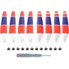 GMBYLBY Low Noise Propellers for 3/4 8PCS Balanceds with Enhanceds Flight Stability Colorful Two Side Replacement Propellers