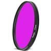 Generico Filtro Polarizzatore Circolare, Filtro sottile rosso arancione giallo verde blu viola da 37/40,5/43/46/49/52/55/58/62/67/72/77/82 mm for obiettivo della fotocamera(40.5mm,Purple)