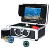 BJdfgE Kit videocamera subacquea da pesca 7 pollici 1000tvl con 2 luci a LED bianche, video fish finder, telecamera for pesci(F007M-30M-W)