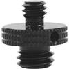 NovelGoal Adattatore da maschio a femmina da 1/4 a 3/8, adattatore convertitore per fotocamera DSLR, monitor, gabbia, treppiede, accessori per luce (da maschio 1/4 a maschio 3/8)