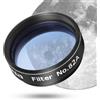 Astromania Filtro telescopico da 3,2 cm - #82A azzurro, filtro planetario per telescopio astronomico e oculare, filtro colorato per migliorare il contrasto nell'osservazione planetaria lunare