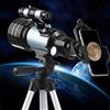 RENYUEH Telescopio regalo Telescopi per adulti per astronomia, telescopio rifrattore da 70 mm con treppiede e cercatore, con adattatore per smartphone e filtro lunare