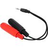 Generic Convertitore Cavoda 3, 5 Mm Maschio a 6, 35 Mm Femmina per Altoparlanti Lettore DVD Microfono da 7, 9 Pollici