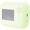Generic Simpatica Fotocamera Digitale con Stampa Istantanea 48MP 1080P HD 6X Zoom con Funzioni di Gioco MP3, Nitidezza Ad Alta Definizione per Stampe Creative Fai da Te in Bianco e (GREEN)