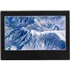 Generic Cornice digitale per foto - Display in metallo da 7 pollici per scheda SD/disco U, facile da usare per la riproduzione di foto e video