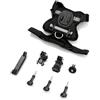 Tmboryuu 1 Set Regolabile Doppia Fotocamera Mount Harness per Gatti Prima Persona Prospettiva Video Ampia Compatibilità Pet Action Camera Holder
