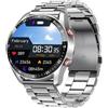 Vroomoto Smartwatch da 200 MAh 3-5 Giorni di Lavoro, Orologio per Chiamate Fitness BT da 1,52 Pollici, Oltre 100 modalità Sportive, Schermo Colorato Full Touch, per IOS 9.0 e Versioni (Acciaio