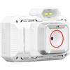 Fabater Fotocamera Digitale, Anti Shake 4K 65MP HD Autofocus Fotocamera Digitale Portatile Schermo LCD da 2,88 Pollici Filtri Multipli per la Registrazione della (WHITE)