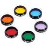 ZYNCUE 6pcs Telescopi Filtri Nebulosa Filtro con Scatola di Immagazzinaggio per Telescopi 1.25