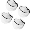 Zerodeko Set da 4 Diffusori Softbox per Flash Fotografico, Mini Tappo Diffusore Bounce per Luce Morbida, Compatibile con Flash Camera, Portatile per Studio e Esterni