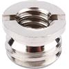Generic Adattatore a Vite di Conversione da 1/4 a 3/8 per Treppiede Fotografico, Durevole e Resistente All'usura, Abbinamento Perfetto, Argento