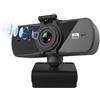 NGBFF Webcam, Webcam 2K Full HD 1080P Web Camera con messa a fuoco automatica microfono Cam USB for computer PC Mac Laptop Desktop
