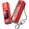 Generic Mini portachiavi con fotocamera, 1080P 2K, fotocamera digitale da 0,96 pollici, schermo LCD da 230 pollici, obiettivo girevole 230, piccola videocamera portatile per studenti fotografia all'aperto