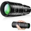 AMRTTWY binocolo. Potente telescopio monoculare 16x52 con zoom a doppia focale, prisma monoculare compatto, attrezzatura da caccia e campeggio, nuovo .compatto(16x52)