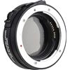 Andoer Adattatore obiettivo EF-EOSR Pro Anello di Montaggio della fotocamera Autofocus con Filtro ND Controllo di Apertura elettronico Compatibile con Canon EF/EF-S a Canon EOS