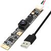 IFWATER Fotocamera USB 8MP 30fps Modulo Fotocamera con Microfono Obiettivo Grandangolare 105 Gradi Lightburn PC Computer 2448P Stampante 3D Compatibile con Windows Mac OS Rasberry pi