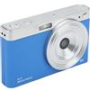 Asixxsix Fotocamera Digitale 4K, 16X Zoom 50MP Videocamera con Messa a Fuoco Automatica Videocamera 2,88 Pollici IPS HD Mirrorless Videocamera con Luce di Riempimento a LED Fotocamera (Blu)