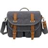 Generic Borsa for fotocamera Pacchetti fotografici impermeabili Custodia a tracolla for DSLR, compatibile for tela Micro Single Messenger da uomo