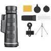 YFDGD 40X60 Telescopio Monoculare Professionale Potente Binocolo A Lungo Raggio HD Tascabile Cannocchiale Con Treppiede For Il Turismo Campng Caccia Chiaro Immagine(Whole set)