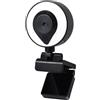 NGBFF Webcam, HD 13MP1080P 2K 4K Webcam PC Laptop Messa a fuoco automatica Streaming live flessibile con microfono Trasmissione in diretta WithLight 3840x2160(2K AF)