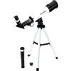 YangRy Astronomical Telescope, Zoom 90X HD Outdoor Monocular Space Telescope, 360/50mm Astronomical Telescope for Sky/Star/Moon/Birds Watching, Refractor Scope with Tripod for Kids YangRy