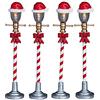 Lemax Santa Hat Street Lamp Set Of 4 B/O (4.5V)