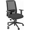 Unisit 93788 Seduta Operativa Ergonomica Jet, Nero