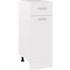 vidaXL Mobile sotto cassetto 30x46x81,5 cm, Legno ingegnerizzato, Bianco, Contenitore bagno & cucina, Mobile sotto lavello, Montabile a parete