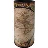 Rebecca Mobili Porta Ombrelli Decorativo, Portabastoni Da Passeggio, Mdf Canvas, Stile Vintage, Colorato, Tondo, Idea Regalo - Misure: 50x20x20 (HxLxP) - Art. RE6475