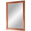 FRAMO Trend 35 - Specchio da Parete con Cornice in Rame, Specchio su Misura con Listello in Legno MDF da 35 mm, Cornice su Misura, Specchio e Dorso Stabile con Ganci, Rame, 50 x 85 cm (Außenmaß)