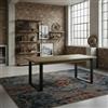 Yellowshop | Tavolo da pranzo allungabile 180x90 cm estensibile fino a 240 cm con piano Rovere Aged naturale e gambe in metallo antracite - Stile moderno Industriale