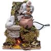 Joy Christmas Pastore per Presepe in Movimento 20 cm x 14 cm Il Ricottaio Statuina Grande 15 cm - 49562