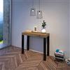 Itamoby Tavolo Consolle allungabile Everyday Quercia Natura L.90 P.40 H.77 allungabile Fino a 300 cm