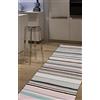 ABC Tappeto in Cotone Casablanca Stripes Pink 55x140