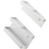 FOTABPYTI Portaombrelli Magnetico, Portaombrelli Magnetico Decorativo in Lamiera di Acciaio al Carbonio Fissato al Muro per Corridoio (Bianco)