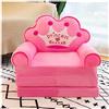 YUDIZWS Divano pieghevole per bambini del fumetto, divano per bambini pieghevole in peluche forma per bambini Divano Schienale Poltrona letto imbottita 2 in 1 Flip Open Couch Seat