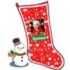 GIFART Calza Befana Personalizzata - Calza Epifania Personalizzabile con Foto e Testo - Idea Regalo Unica per Bambini e Adulti (Personalizzabile Solo Fronte, Poliestere 50 cm)