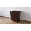 Alfredo Calandrelli MOBILE BASE 60 COMPRESO DI ANTA, H 72 CM L 60 CM P 55,5 CM, SPEDIZIONE IN KIT (WENGE)