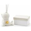 PALUPLUS 10 Bomboniere in Ceramica a Forma di Foca con Profumatore, Misura 9x8x10 cm, Cuore Oro, Bastoncini e Luce a LED, Regalo per Battesimo, Comunione, Feste, Matrimonio -9573M -2,6