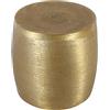 Casa Moro Tavolino orientale Ayoub Gold Ø 38 cm in alluminio martellato | battuta martellata | moderno tavolino rotondo | un tavolino boho chic | elegante decorazione per la casa | TSV5010