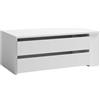 FABRIKIT VenditadiMobiliOnline - CASSETTIERA Interna 90 CM Bianco Opaco