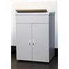 Bagno Italia Lavatoio Lavapanni da 60x85hx50 pilozza con 2 ante bianco con tavola in legno l