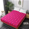 Odot Lenzuolo sotto con Angoli, Stile Etnico Rosa Lenzuola sotto Elasticizzato Lenzuolo Coprimaterasso Elastico Lenzuola Singolo Matrimoniale Una Piazza e Mezza (200x200+30cm,Stile Bohémien)