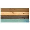 Raw Wood - Testiera letto King Size in legno massello 180x80 cm Stile Nordico Fatto a mano in Spagna - Fuji Colors