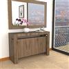 VE.CA.s.r.l. VE.CA - Tavolo Allungabile Mercurio XXL, Made in Italy - Console Allungabile con Porta Prolunghe fino a 3 Metri, 16 Posti Noce - Moderno da Sala da Pranzo (Noce, 16 Posti)