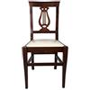 Sedam Srl Sedia Lira, qualità Top, Vari Colori e Sedute ORDINE MINIMO 2 PEZZI (Noce, Imbottita Beige)