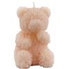 Doni Bomboniere Nascita 12PZ Tenera Candela A Forma di Ideale da Utilizzare Come Battesimo Primo Compleanno per Bimbo O Bimba Anche Segnaposto Confettata Orsetto Bianco Idee Regalo Complete Originali