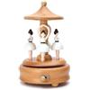Generico Carillon del , carillon per bambini | Wind Up Train Castle Girl Dancer Scatola musicale - Giocattoli di intrattenimento per bambini con musica elegante, adorabili ornamenti per presepe per la camerett