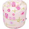 Ready Steady Bed, Poltrona a sacco per bambini, comoda, morbida, sicura, dal design ergonomico, adatta per la stanza dei giochi (gufi)