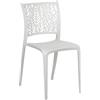 Totò Piccinni Sedia SPRING in Polipropilene moderno design impilabile per esterno e interno (Bianco, 1)